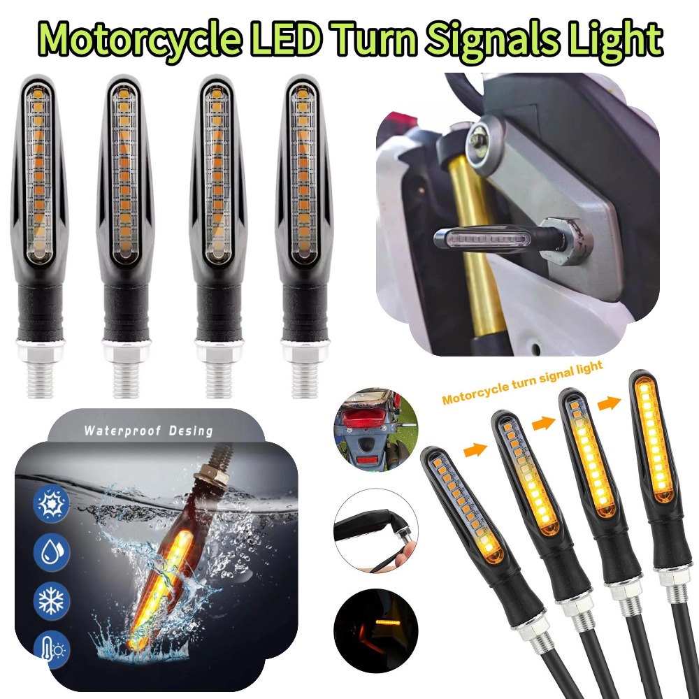 Sos Light Strobe - 2PCS Universal LED Turn Signal Lights