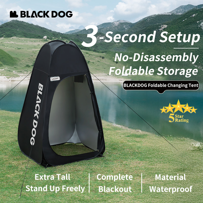 Emergency Mylar Tent - BLACKDOG Instant Pop Up Changing Tent,