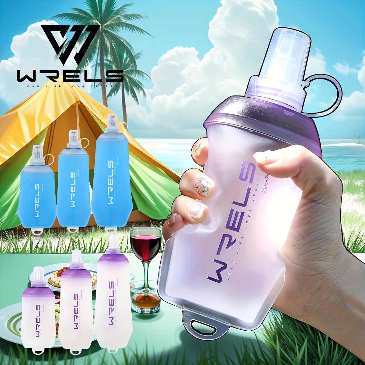 WRELS Folding Collapsible Soft - огляд і ціна Water Bag Collapsible