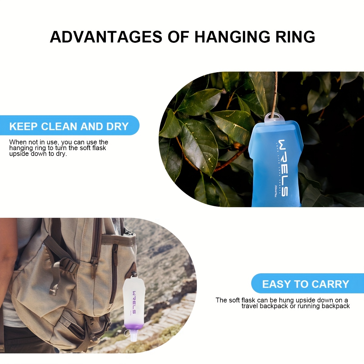WRELS Folding Collapsible Soft - огляд і ціна Water Bag Collapsible