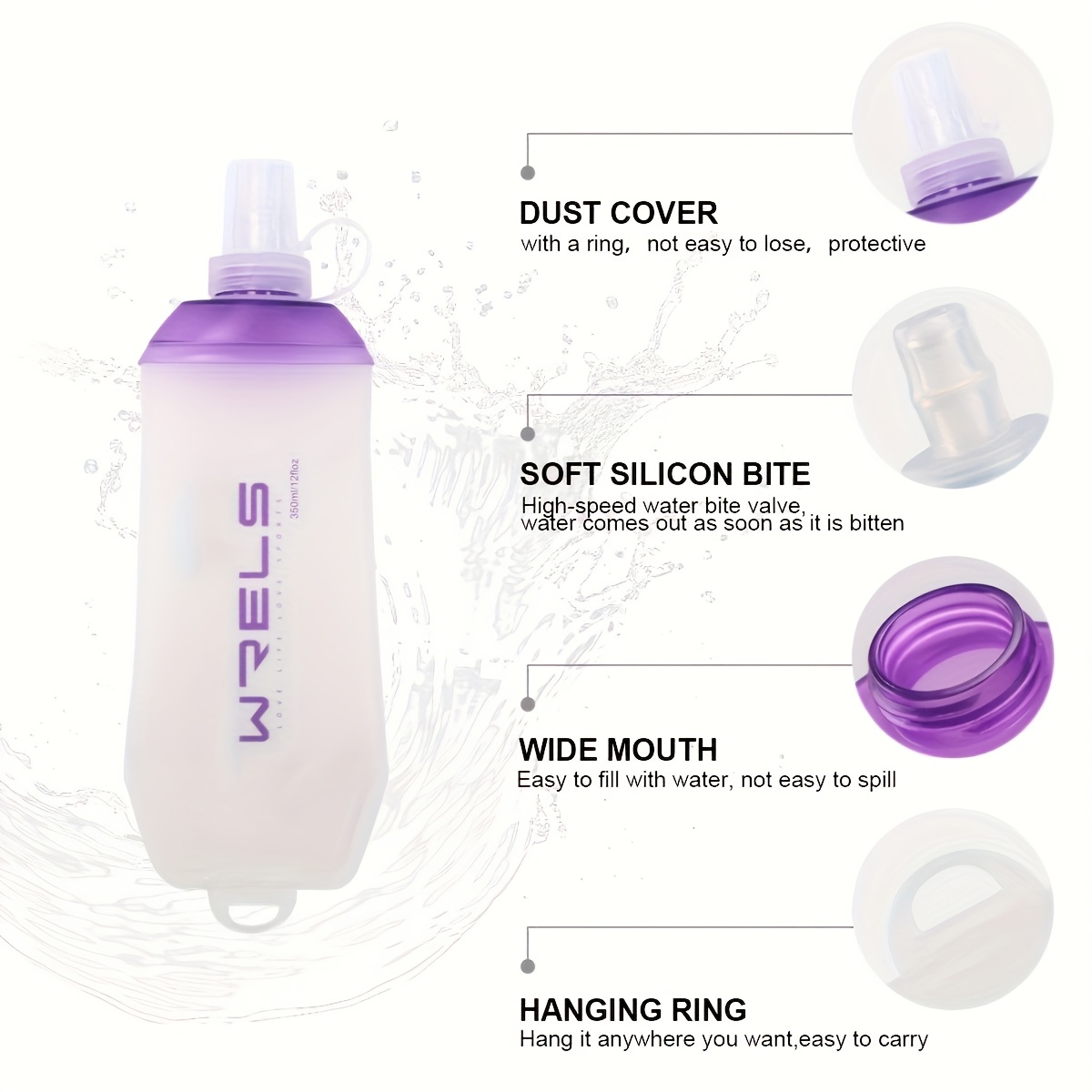 WRELS Folding Collapsible Soft - огляд і ціна Water Bag Collapsible