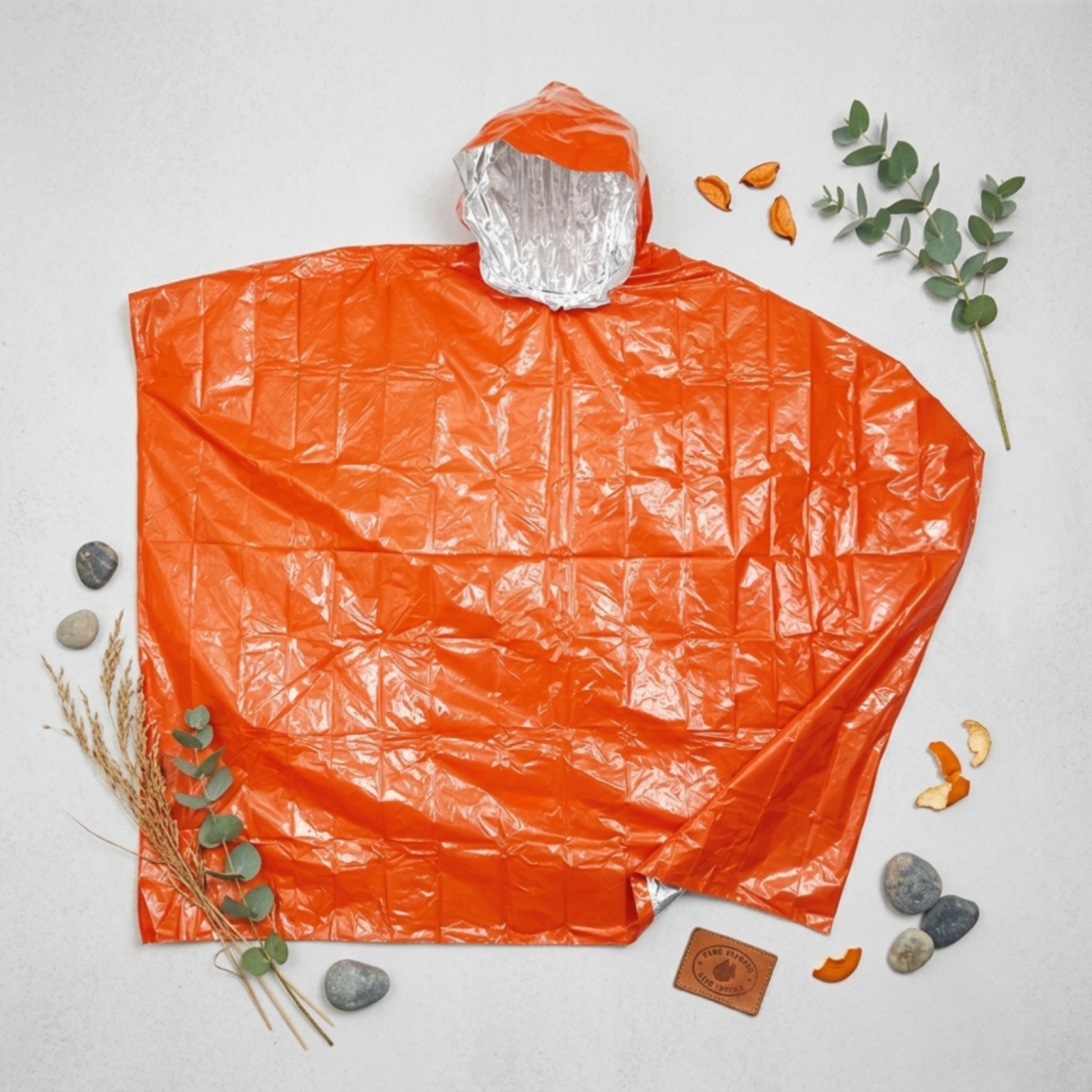 Hooded Rain Poncho Windproof E - огляд і ціна Emergency Poncho Rain