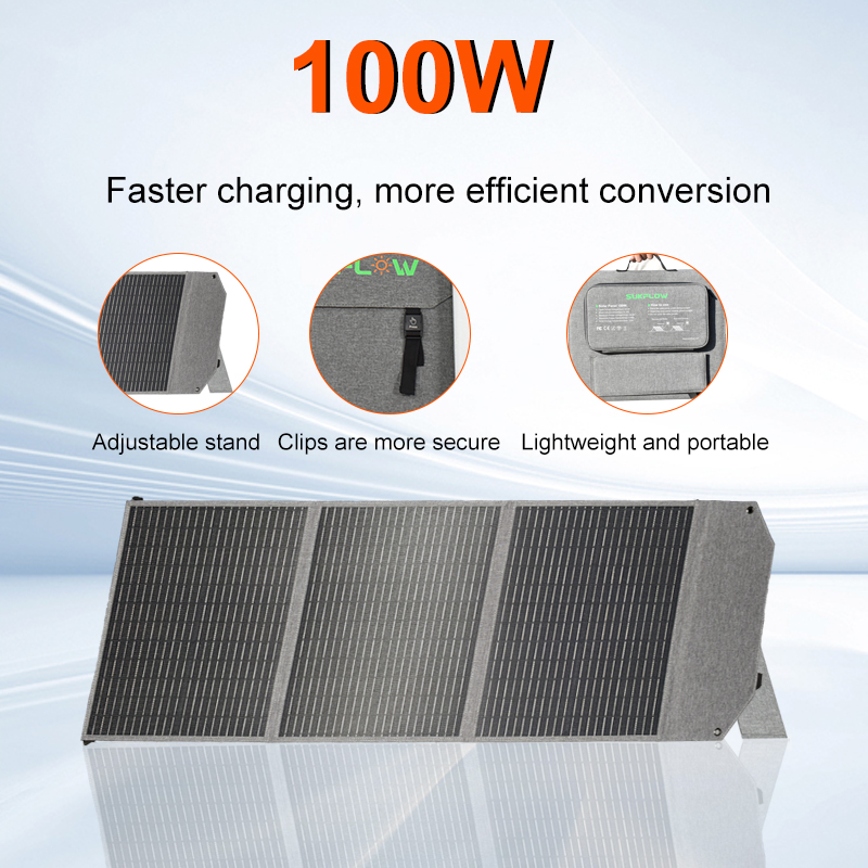 100W Foldable Solar Panel SP10 - огляд і ціна Solar Emergency Charger