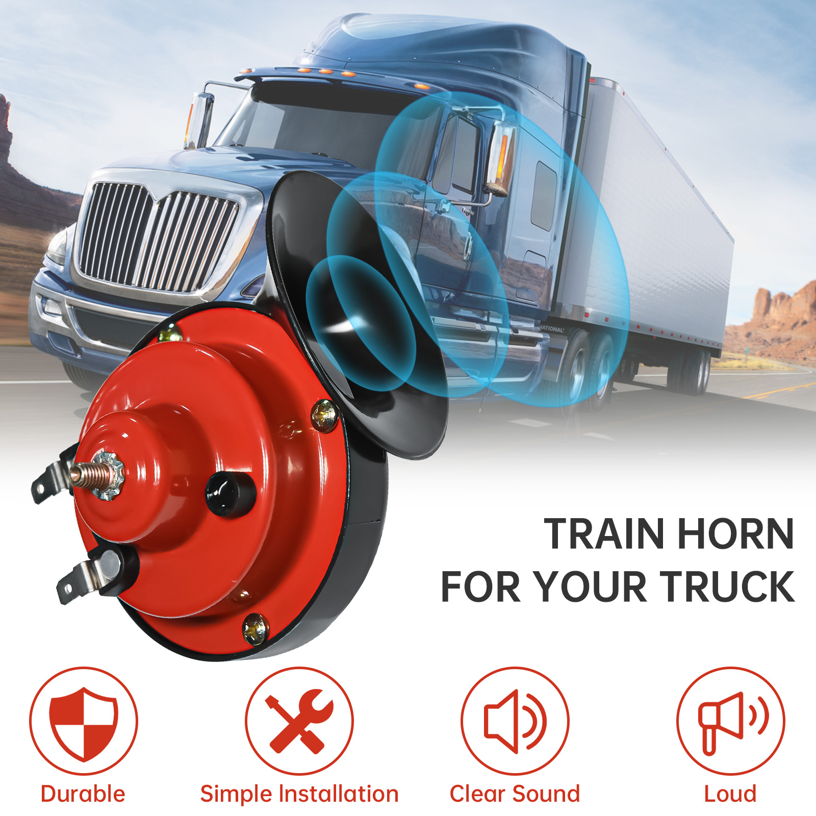 12V Super Loud Train Horns 300 - огляд і ціна Emergency Whistle Loud