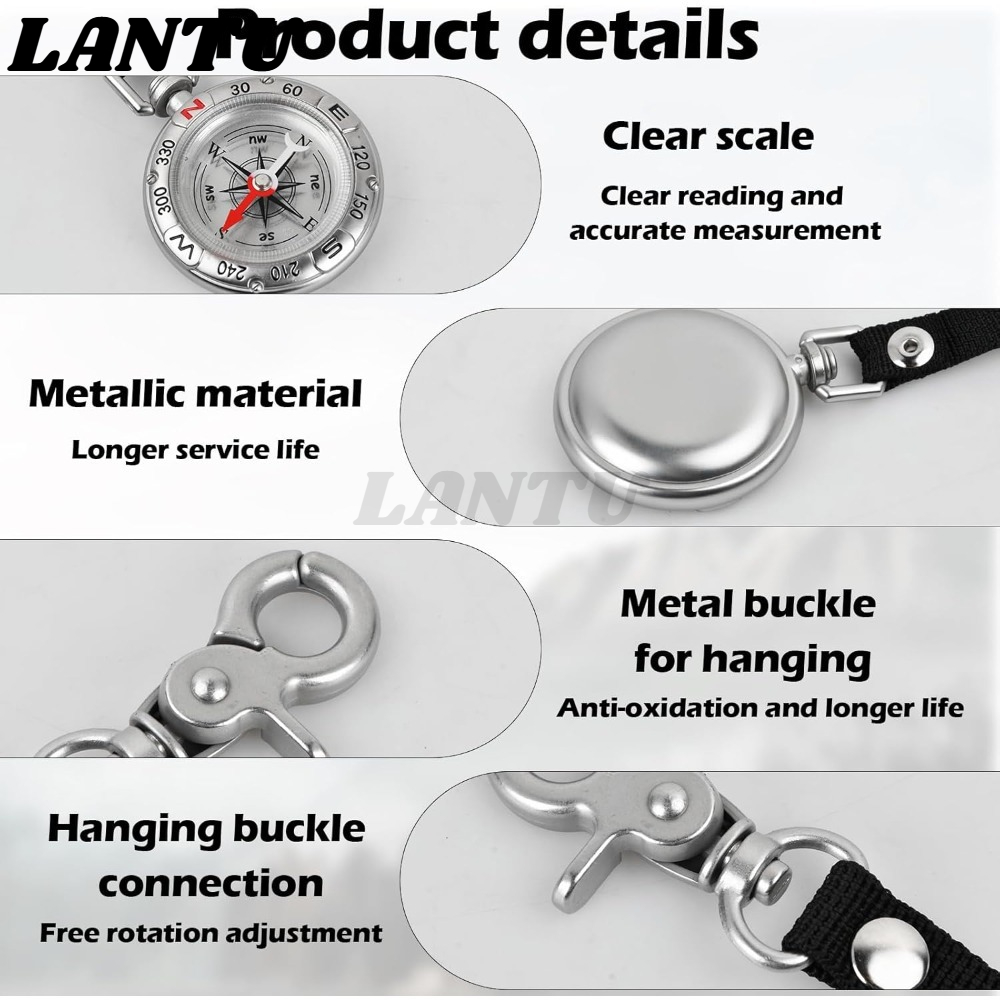 Waterproof Zinc Alloy Compass  - огляд і ціна Compass Lensatic