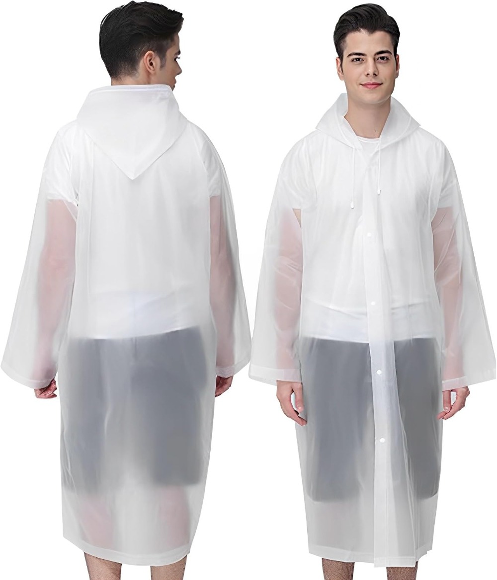 Reusable Rain Ponchos for Adul - огляд і ціна Emergency Poncho Rain