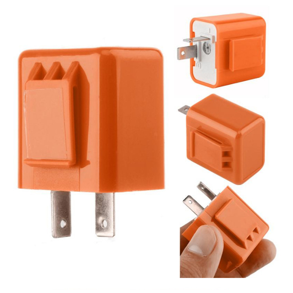 2Pin Motorcycle LED Flasher Re - огляд і ціна Signal Panel Orange