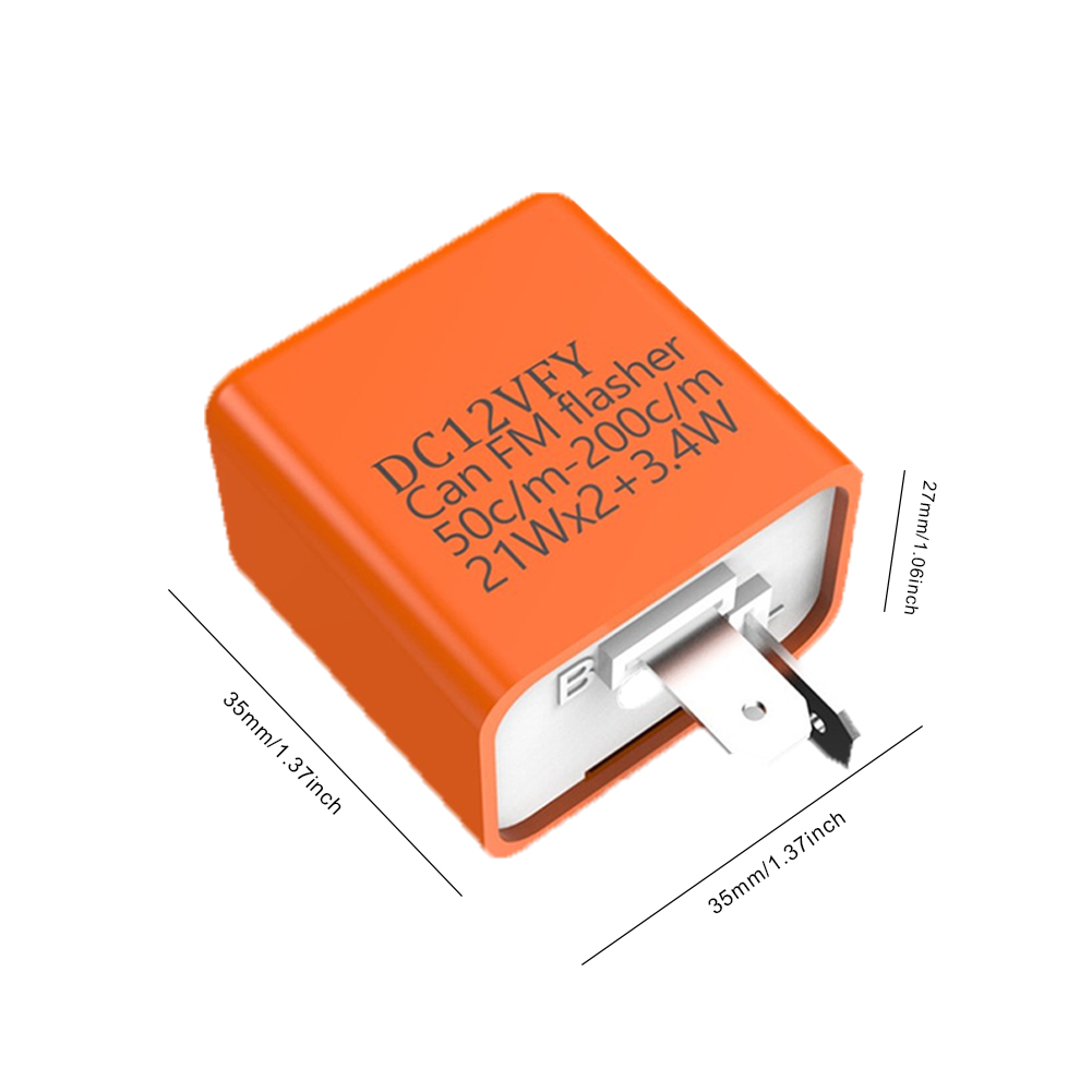 2Pin Motorcycle LED Flasher Re - огляд і ціна Signal Panel Orange