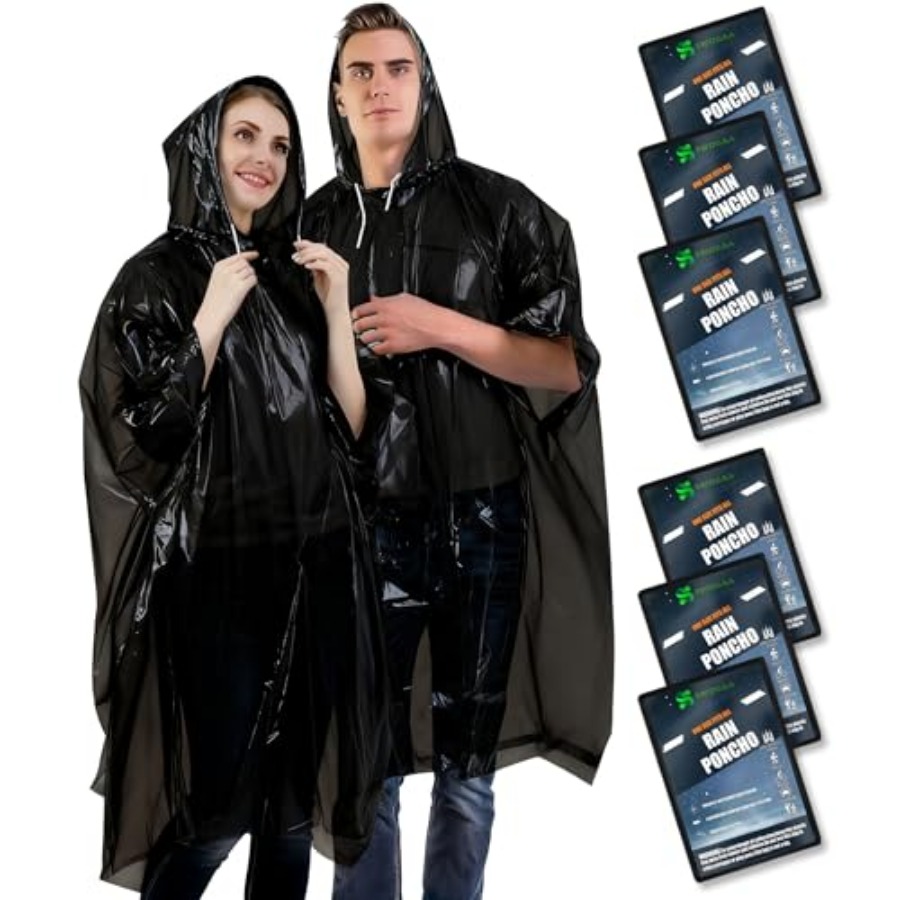 Disposable Rain Ponchos for /A - огляд і ціна Emergency Poncho Rain