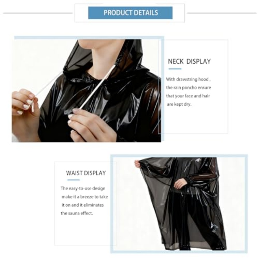 Disposable Rain Ponchos for /A - огляд і ціна Emergency Poncho Rain