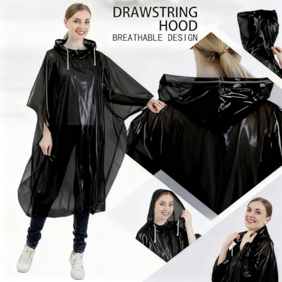 Disposable Rain Ponchos for /A - огляд і ціна Emergency Poncho Rain
