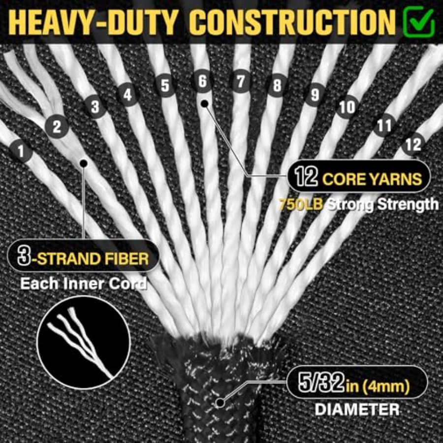 Paracord Rope 750 lb - 1000ft/ - огляд і ціна Para Cord 1000Ft