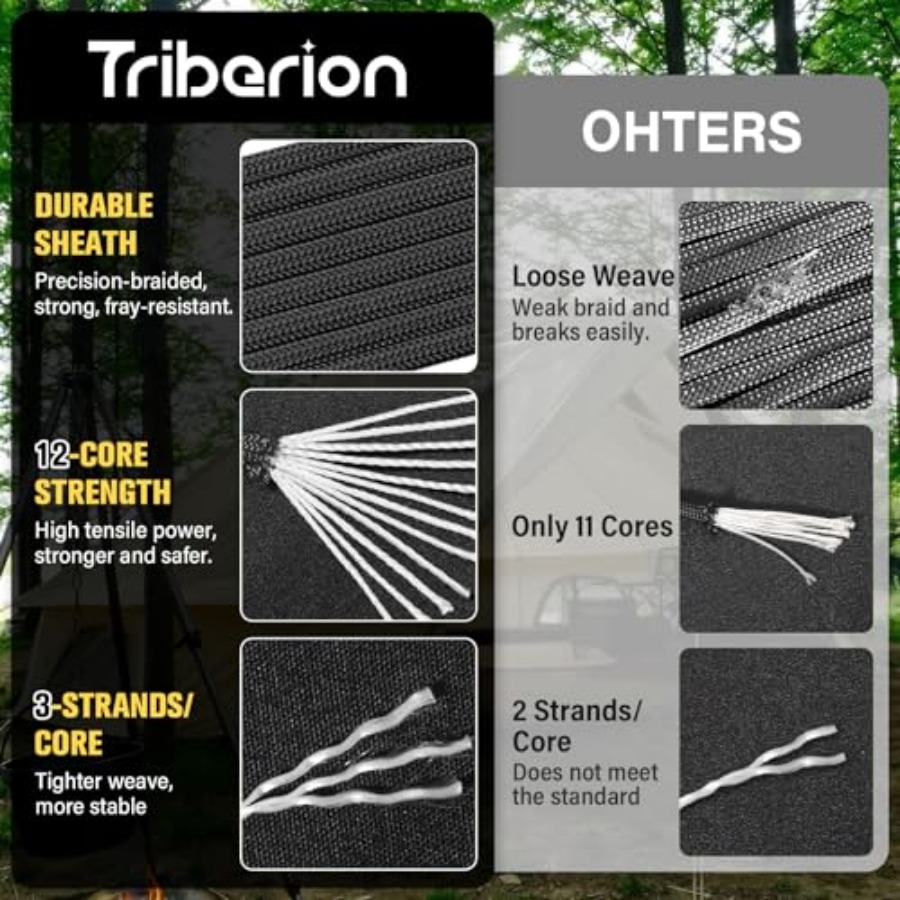 Paracord Rope 750 lb - 1000ft/ - огляд і ціна Para Cord 1000Ft