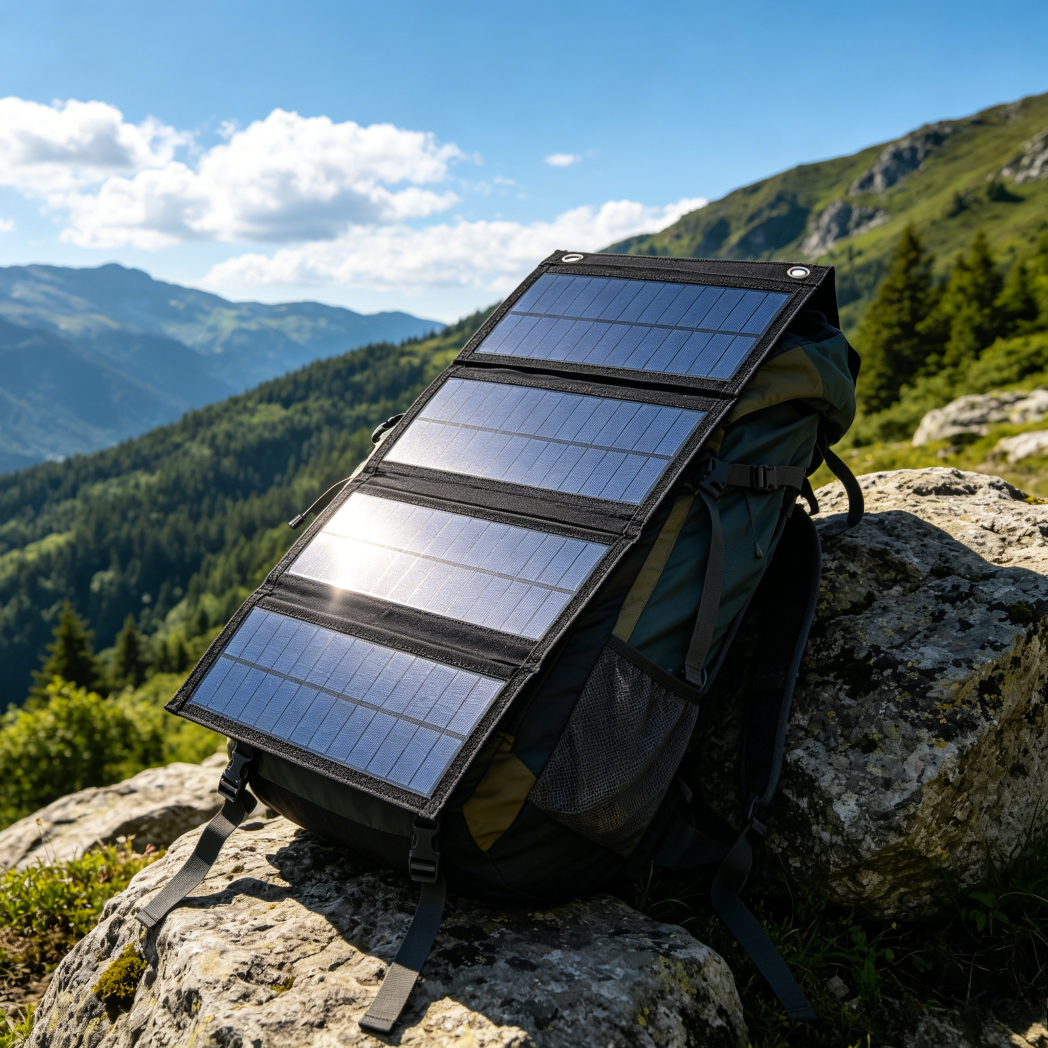 Backpack Carry Portable Foldab - огляд і ціна Solar Emergency Charger