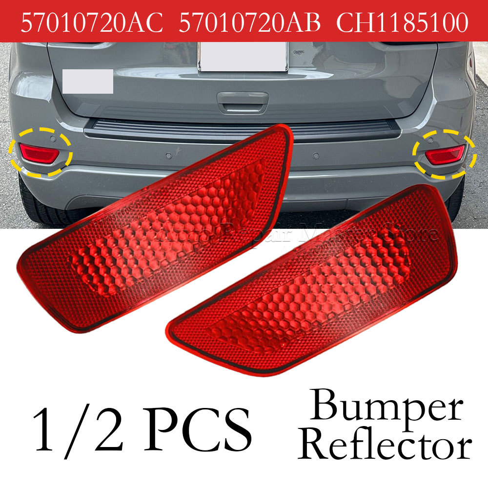 1/2pcs Car Red Tail Warning Re - огляд і ціна Compass Lensatic
