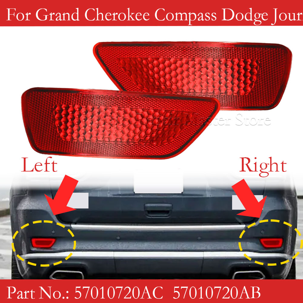 1/2pcs Car Red Tail Warning Re - огляд і ціна Compass Lensatic