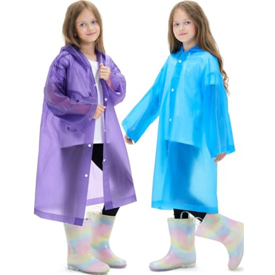 2 Pack Reusable Waterproof Rai - огляд і ціна Emergency Poncho Rain