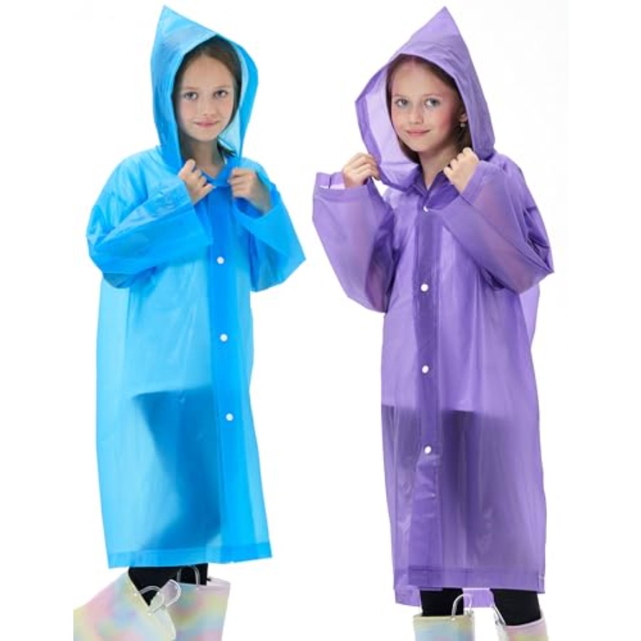 2 Pack Reusable Waterproof Rai - огляд і ціна Emergency Poncho Rain