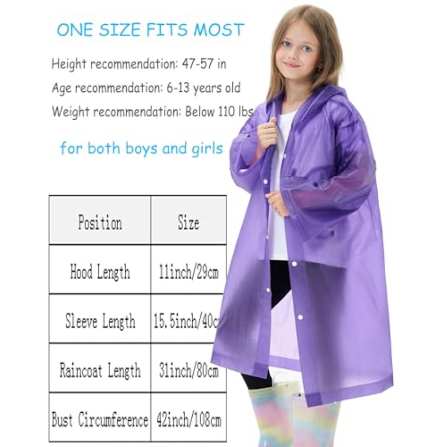 2 Pack Reusable Waterproof Rai - огляд і ціна Emergency Poncho Rain