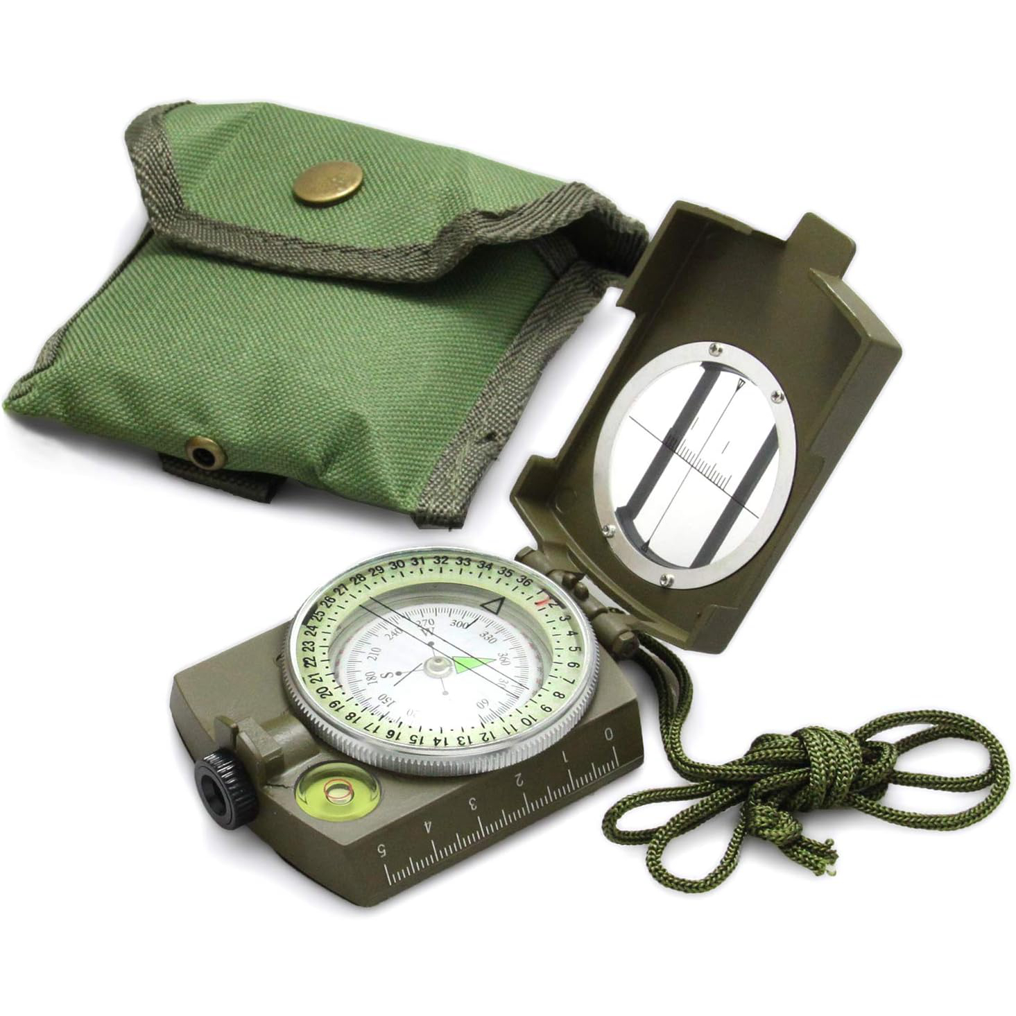 Metal Tactical Survival Milita - огляд і ціна Compass Lensatic