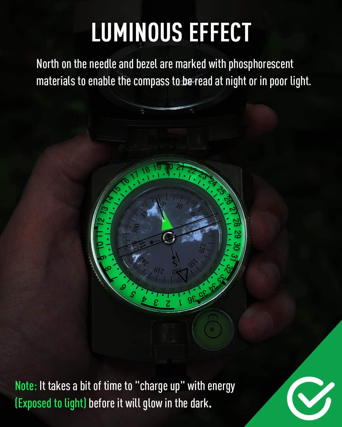 Metal Tactical Survival Milita - огляд і ціна Compass Lensatic