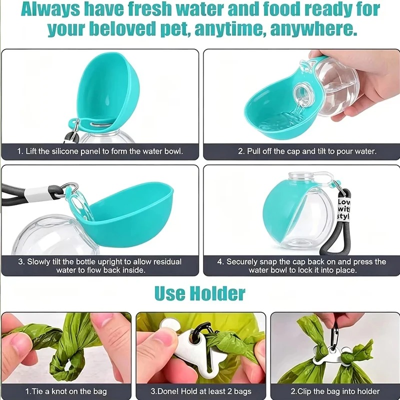 Portable 2-in-1 water bottle f - огляд і ціна Water Bag Collapsible