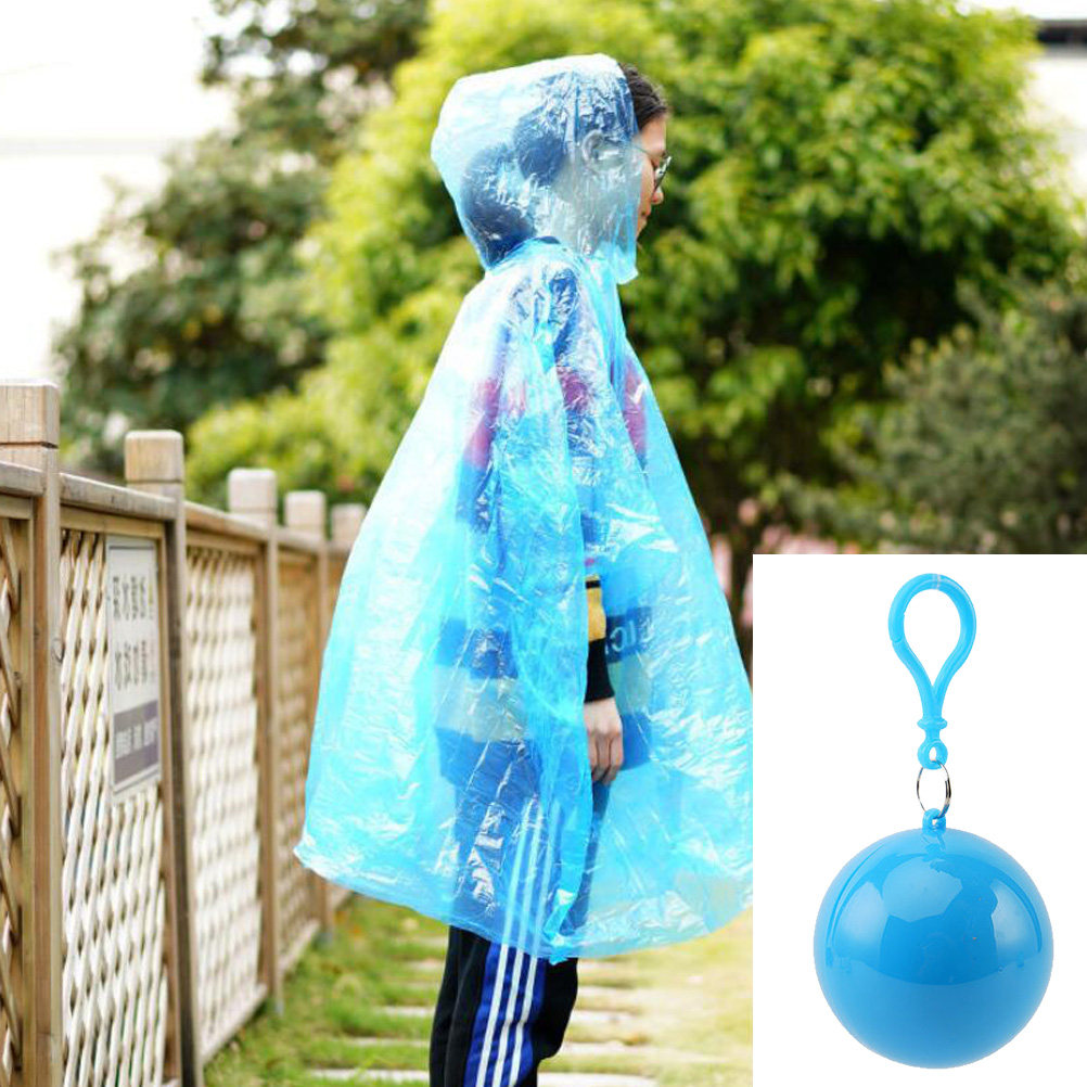 4Pcs Portable Waterproof Rain  - огляд і ціна Emergency Poncho Rain