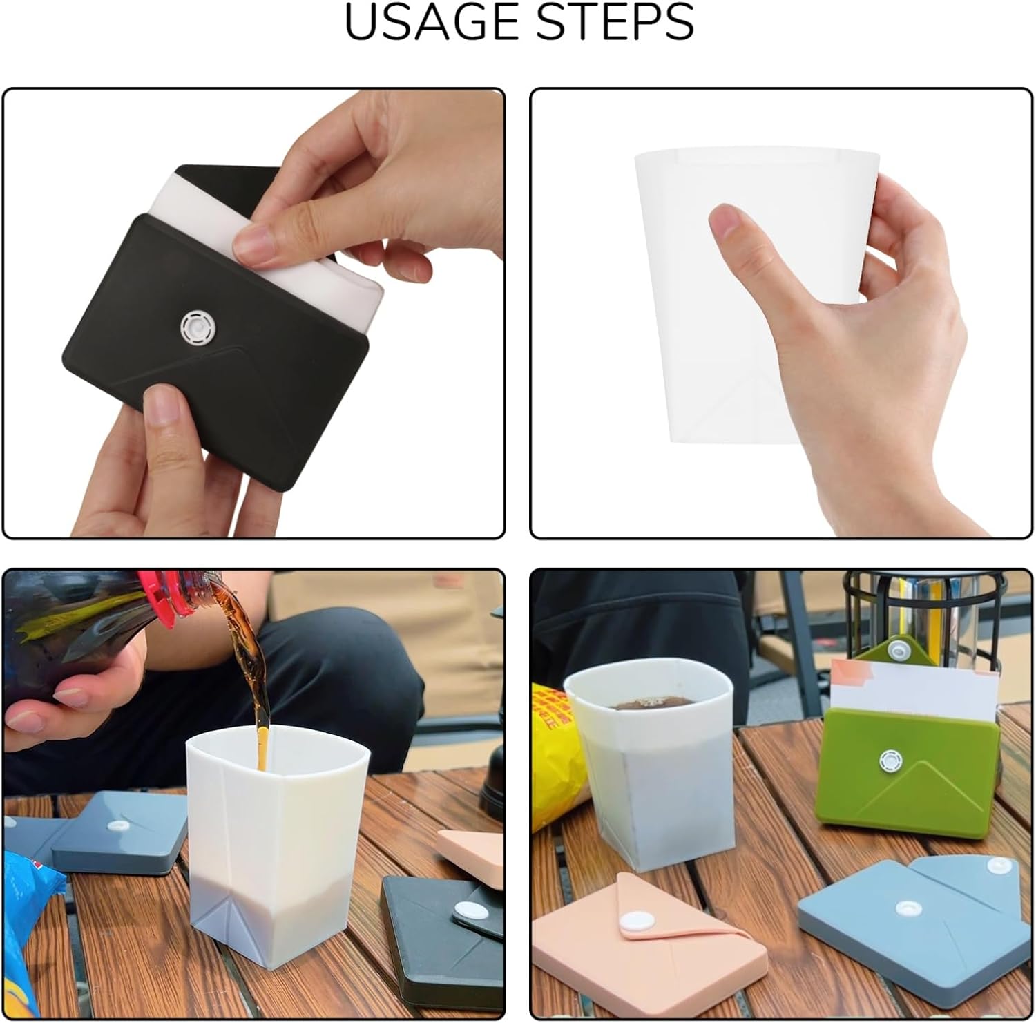 Silicone Collapsible Travel Cu - огляд і ціна Water Bag Collapsible