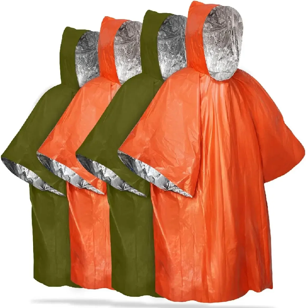 Emergency Rain Poncho Hood Reu - огляд і ціна Emergency Poncho Rain